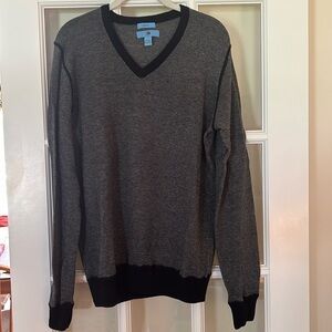 Egara Vintage Cotton-Cashmere V-neck Sweater